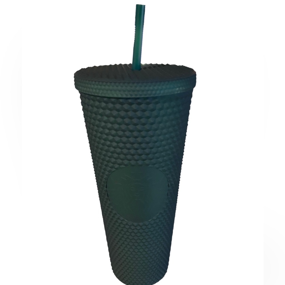 Starbucks 24 Oz Matte Green Studded Venti Cold Cup Tumbler NWT